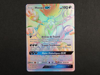 Carte Pokemon Contenu : 1 carte rare Hoopa GX