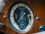 a close up view of a speedometer on a car