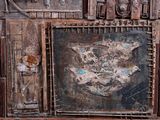 a picture of a painting on the wall of a building
