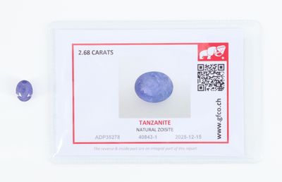 une image représentant un saphir bleu sur fond blanc