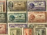 an image of a collection of stamps from different countries