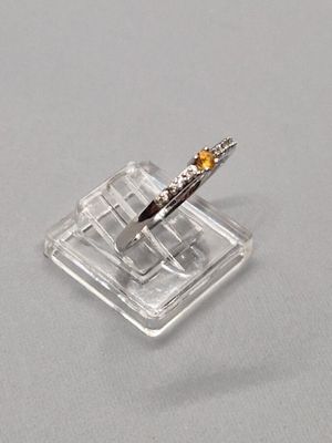 MAUBOUSSIN. Fine bague modèle "Capsule d'émotion" en or gris…