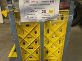 a cart that has a lot of items on it