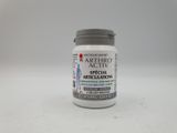 a close up of a jar of arthro activ with a white background