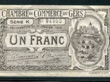 une photo en noir et blanc d'un billet de banque sur lequel figure l'image d'un château
