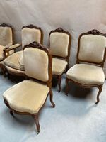 MOBILIER DE SALON comprenant deux fauteuils et trois chaises…