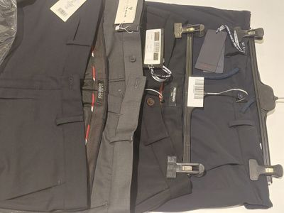 a suit case that has a bunch of items inside of it