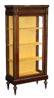 une image représentant une vitrine comportant des étagères