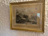 une photo d'une photo accrochée au mur
