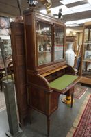 bureau cylindrique ancien avec socle - style Louis XVI - aca… (photo 4)