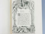 an open book with a picture of a man and a woman on it