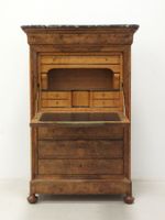 SECRETAIRE en placage de loupe de noyer ouvrant en façade pa…