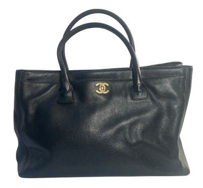 CHANEL - Sac cabas Chanel, collection  "Cerf Executive", réalisé en cu