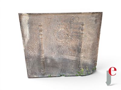 a stone block that has a picture of a man and a woman on it