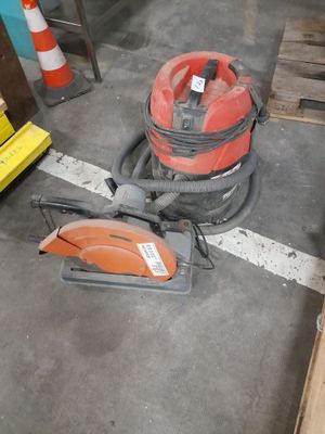 Scie à métaux Ferm AM-358 et aspirateur tonneau Milwaukee - Photo 1