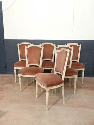 six chaises placées au milieu d'une pièce
