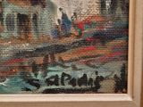 an image of a painting of a boat in a body of water