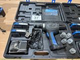 a tool kit that is sitting on a table