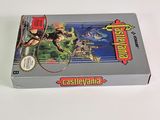 the box of the game castlevaniil is sitting on a white surface