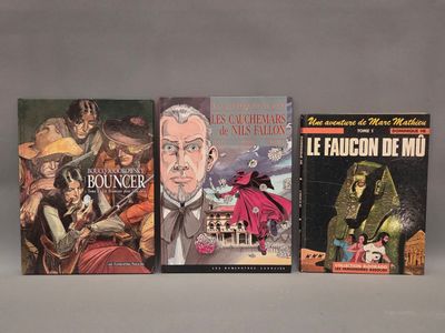 LOT de trois BD : "Une aventure de Marc Mathieu Tome 1 Le fa…
