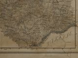 an old map of the island of guernsey in the middle of the 19th century