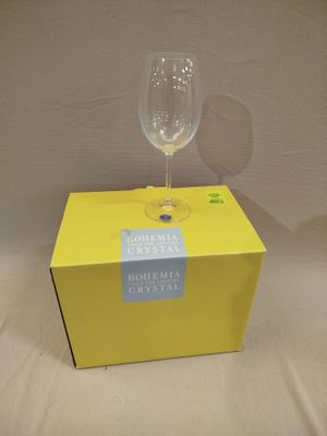 lot de 5 boites de 6 verres à pieds