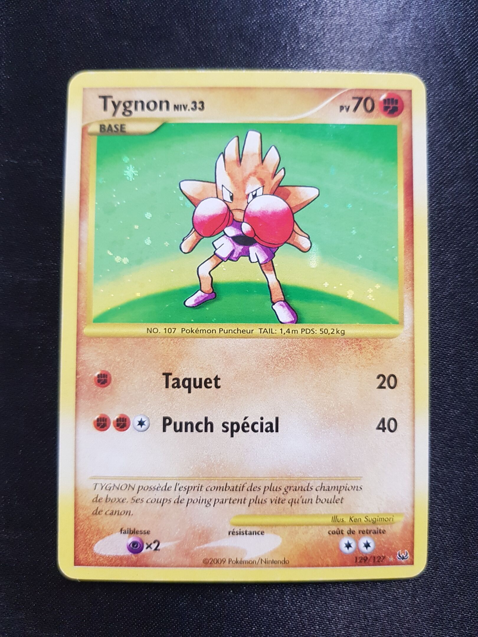 PLATINE - Tygnon 129/127 - Excellent - Carte pokémon
