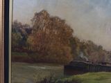 a picture of a painting hanging on the wall