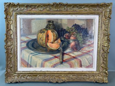 LORDEREAU Georges (1882-1959) Nature morte aux fruits