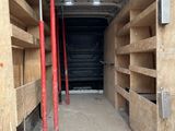 a truck that is parked inside of a building
