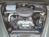 a car engine in the trunk of a car