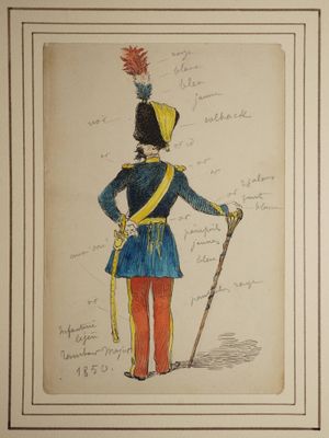 DETAILLE Édouard, entourage de, Étude de lancier de la garde… - Photo 1