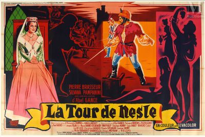 an image of a movie poster for the film la tour de caste