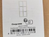 a label on the back of a package of food