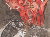 une image représentant un dessin d'une femme et de deux anges