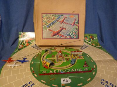 Wamoo : Aérogare en tôle lithographiée des années 60 en bon …