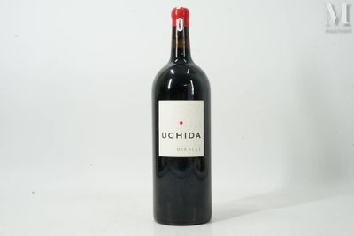 la bouteille de vin rouge est posée sur la table