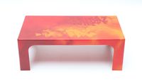 NEFAZ (Antoine MARIE) - Table basse en résine à décor d'un g… (photo 3)