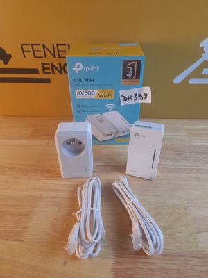 DH398// Kit 2X CPL AV600 + WiFi N300 TP-Link, (test d'alluma… - Photo 1