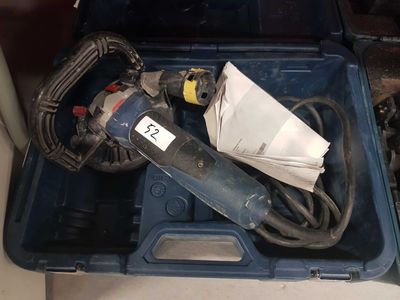 a tool in a tool box with a paper towel in it
