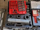 a tool kit that is sitting on the floor