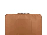 an image of a tan laptop case on a white background