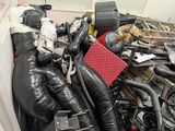 a large pile of assorted items in a room