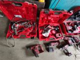 many tools that are sitting in a red case