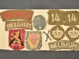 an image of a piece of cloth with a lot of patches on it