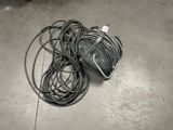 a pile of wires and wires on the floor