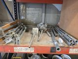 a lot of tools on a shelf in a warehouse