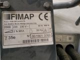 a label on the back of a motorcycle that says fimap