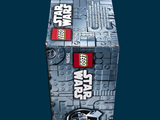 a box of lego star wars items sitting on a table