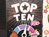 a box of top ten and a box of rainbows on a table